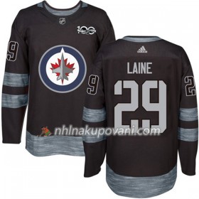 Winnipeg Jets Dresy Patrik Laine 29 1917-2017 100th Anniversary Adidas Černá Authentic - Pánské
